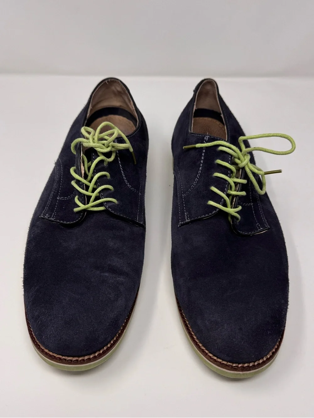 G.H Bass & Company Shoes, Buckingham, size 13, blue‎ leather, business casual